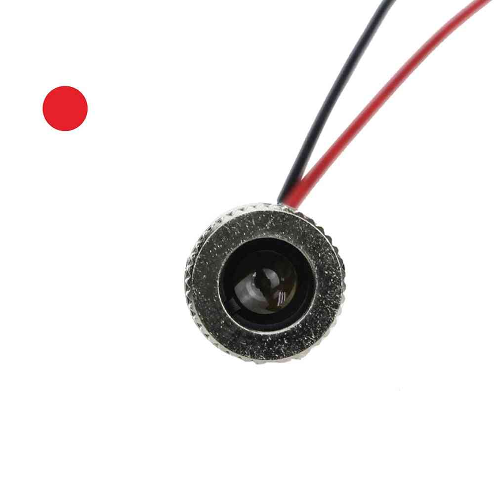 Red Point/line/cross Laser Module Head Glass Lens Focusable Industrial Class