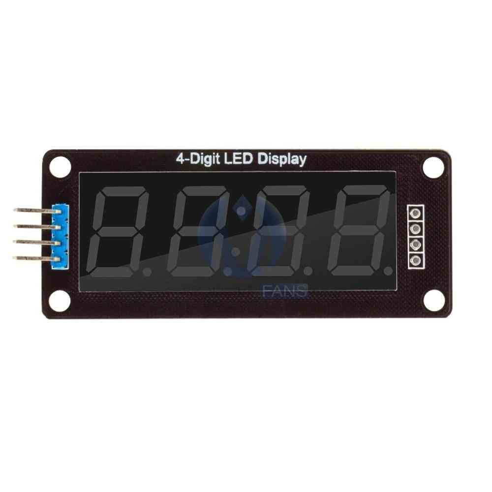 4-digit 0.56 Red Digital Led Display Tube Decimal 7 Segments Clock