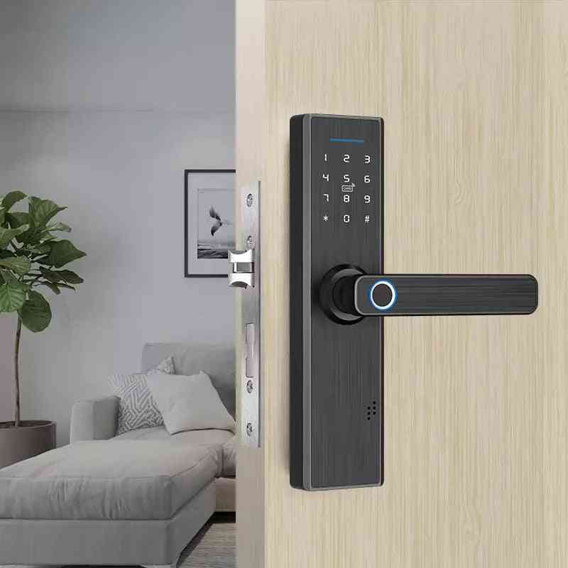 Biometric Fingerprint, Security Smart Lock With Wifi, Password Unlock Door Lock