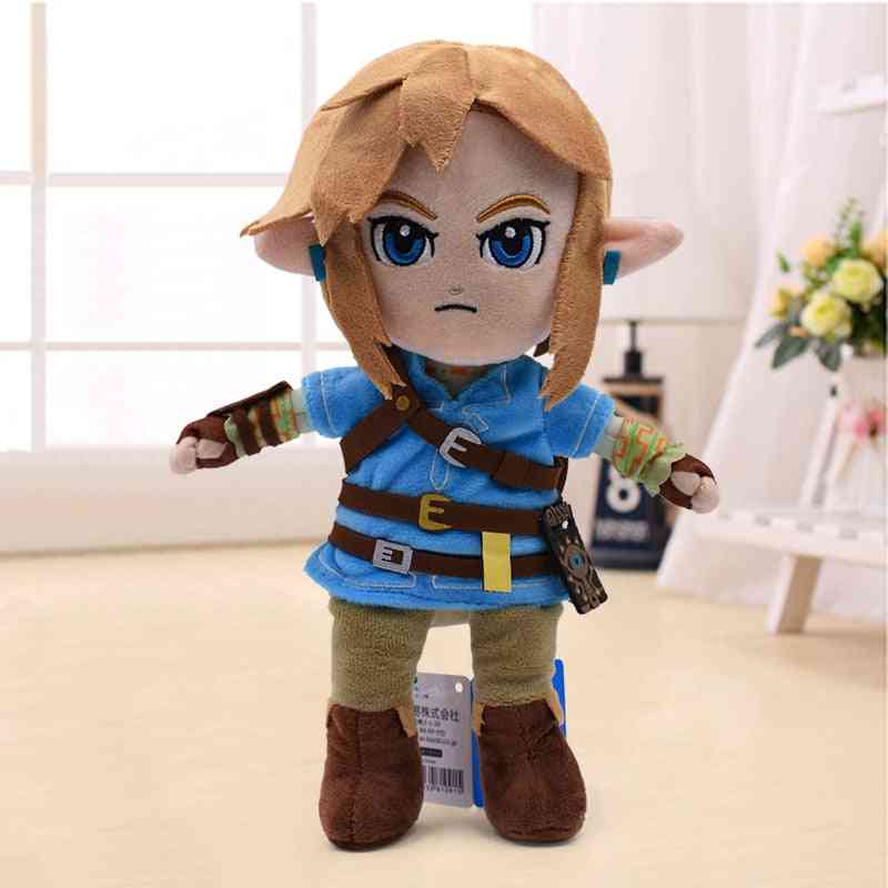 27cm Zelda Link Boy With Sword-stuffed Doll