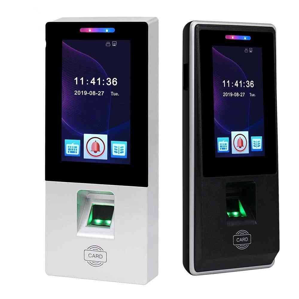 érintse meg az RFID hozzáférés-vezérlő billentyűzetet, biometrikus ujjlenyomatot, jelszó-jelenléti gépet