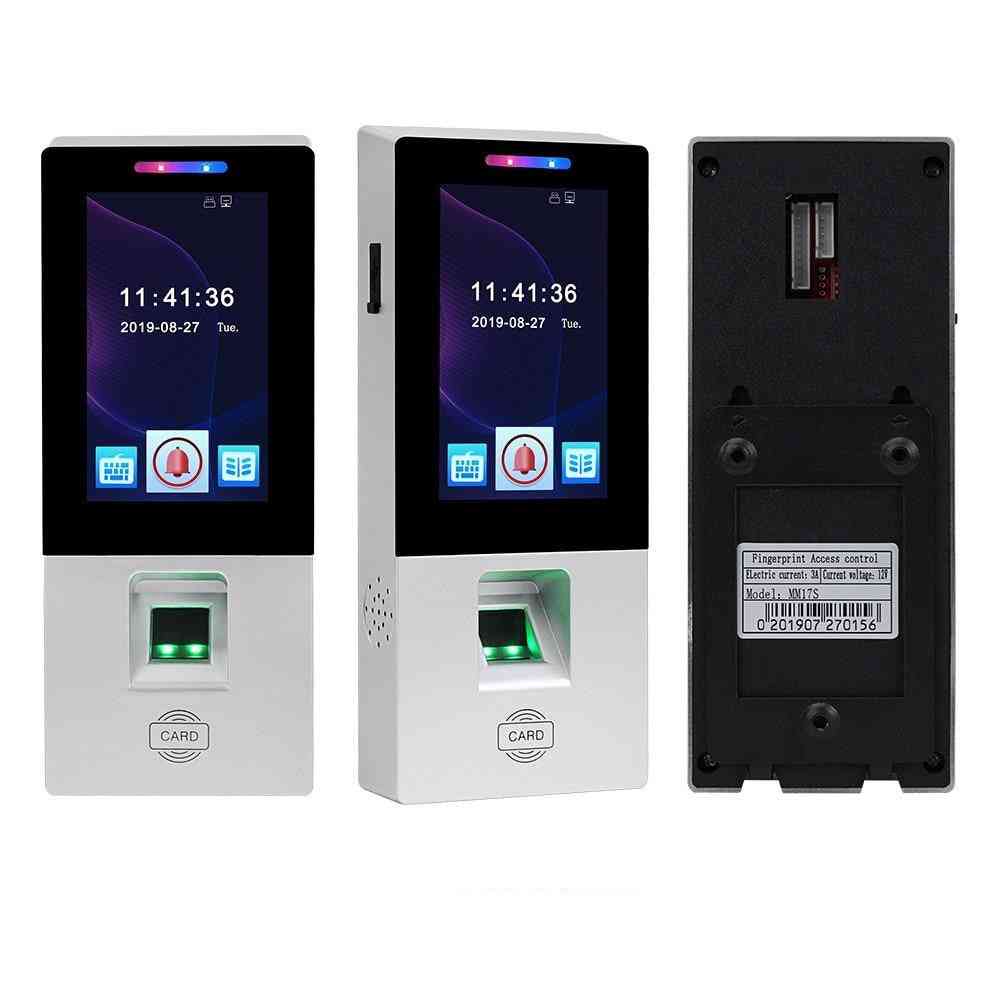 Dotyková klávesnica na kontrolu prístupu rfid, biometrický snímač odtlačkov prstov, dochádzkový automat na heslo