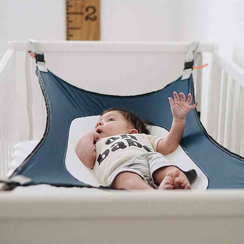 Prenosná nastaviteľná sieť- detská postieľka, elastická hojdačka, posteľ na spanie pre dieťa