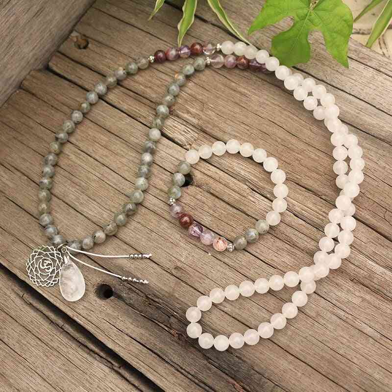 Bijoux en perles de pierre naturelle de 8 mm