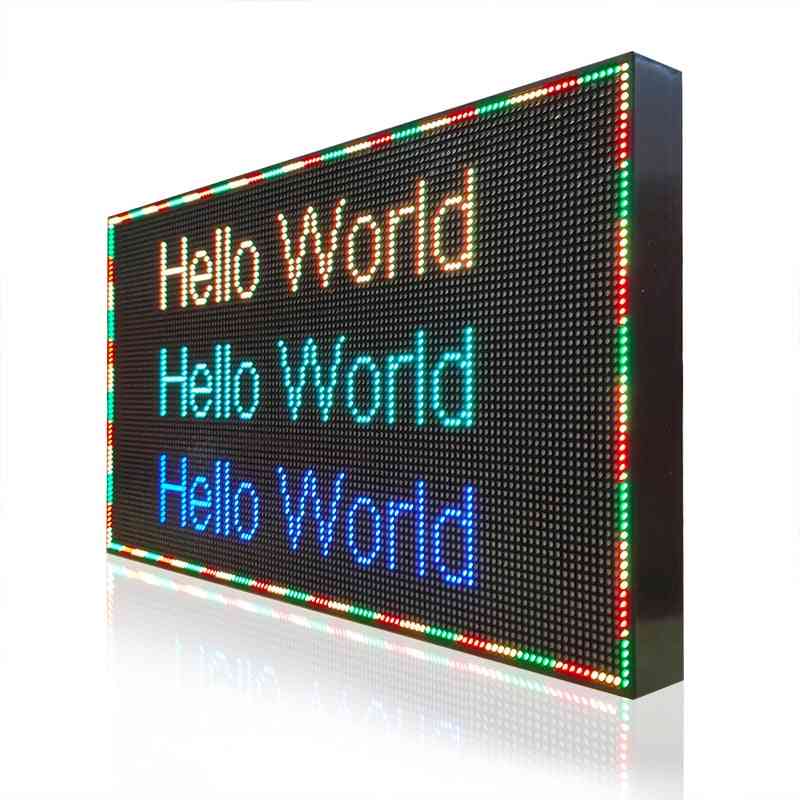 Full Color Displaying, Scrolling Message And Programmable Led Banner