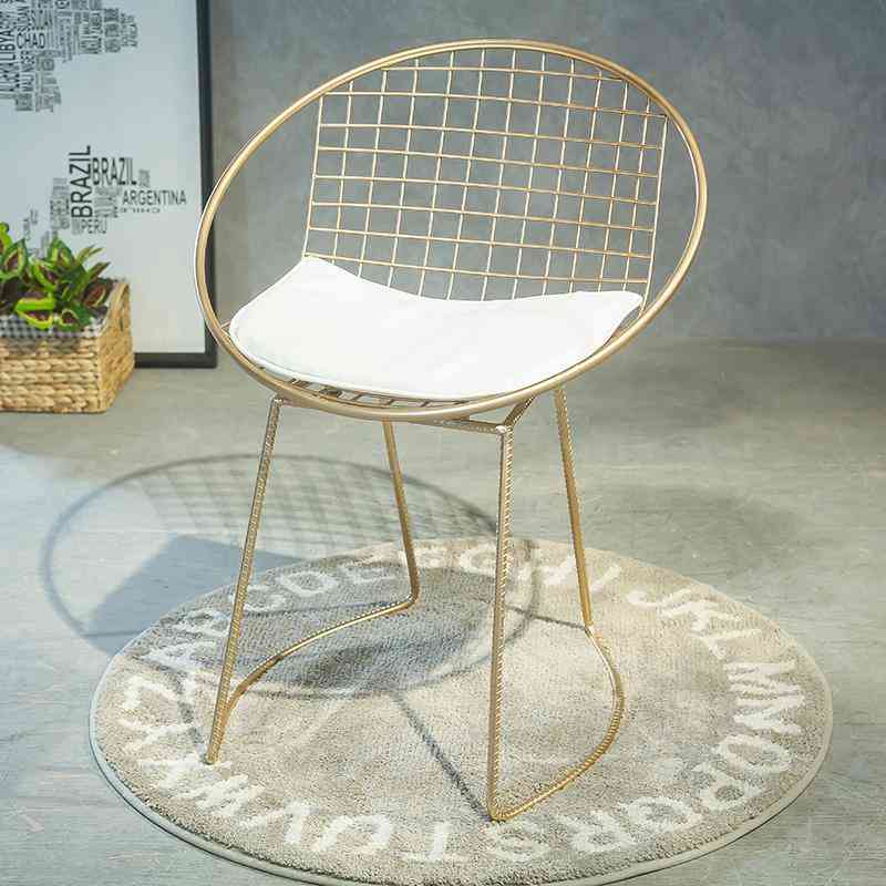 Nordic Hollow, Metal Wire Modern, Recreational Small Tables & Chairs