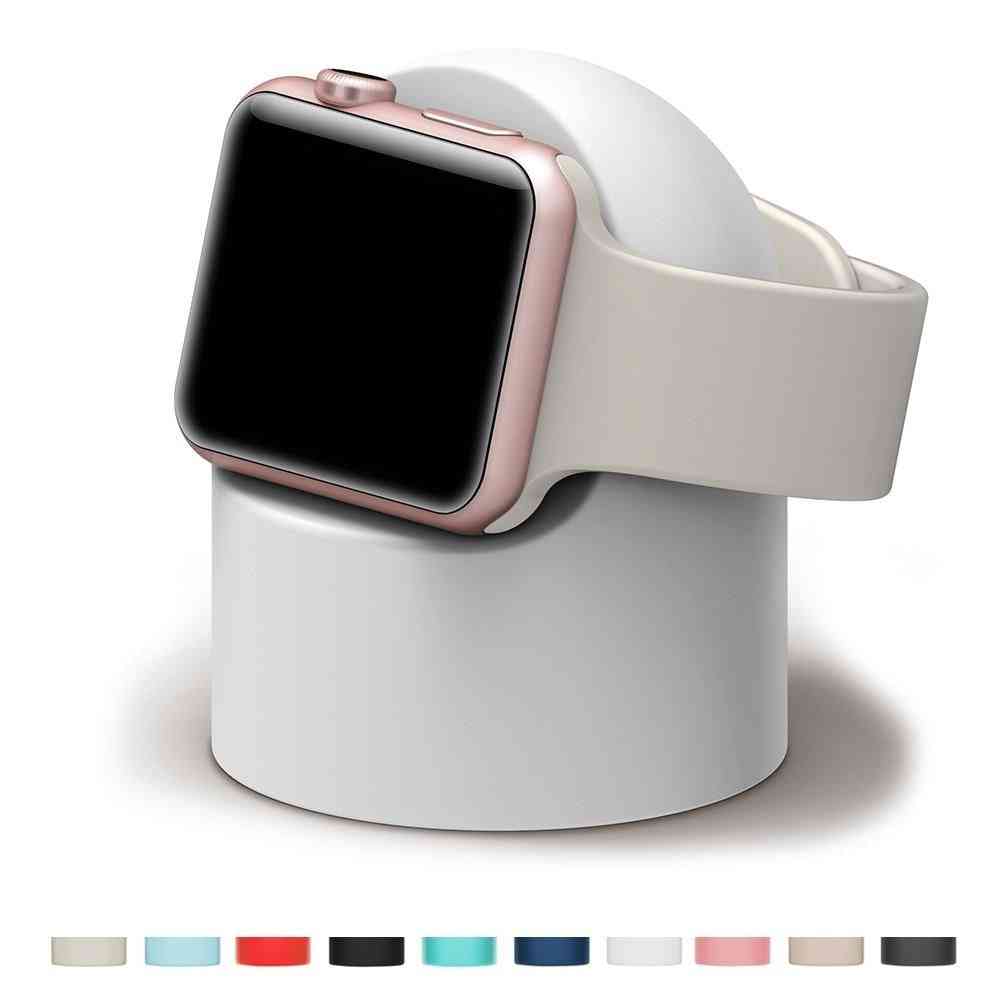 Apple Watch Stand, Nightstand Keeper, Silicone Home Charging Dock