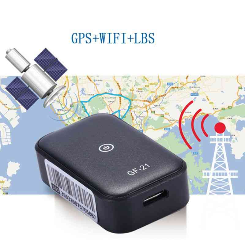 Gf21 Mini Gps Real Time Car Tracker Anti-lost Device Voice Control Recording Locator