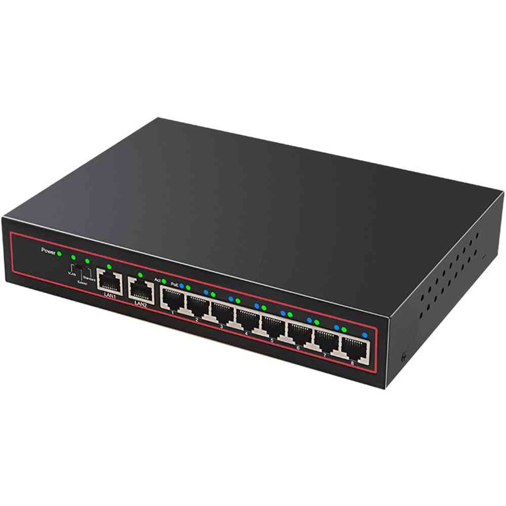 Over Ethernet Network 8 Poe Switch Injector