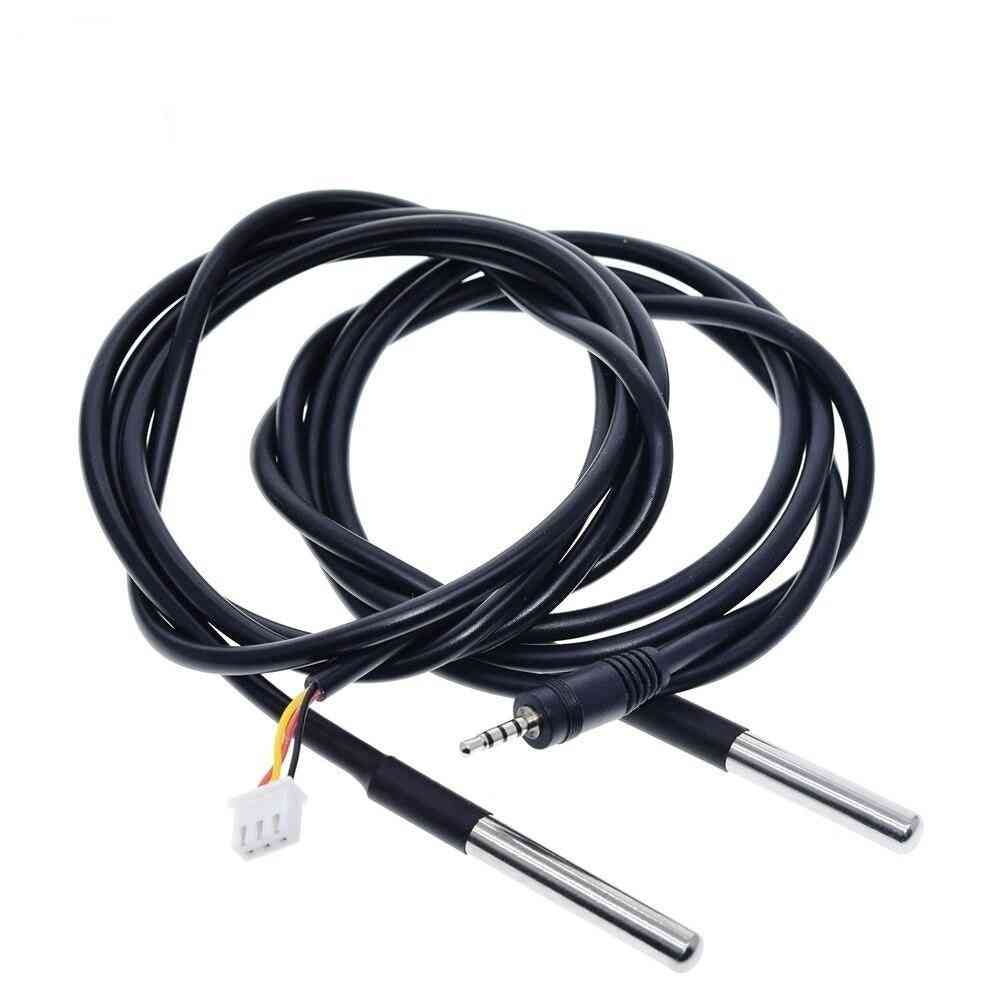 Ds18b20- oțel inoxidabil, cablu impermeabil, senzor de temperatură a sondei pentru arduino