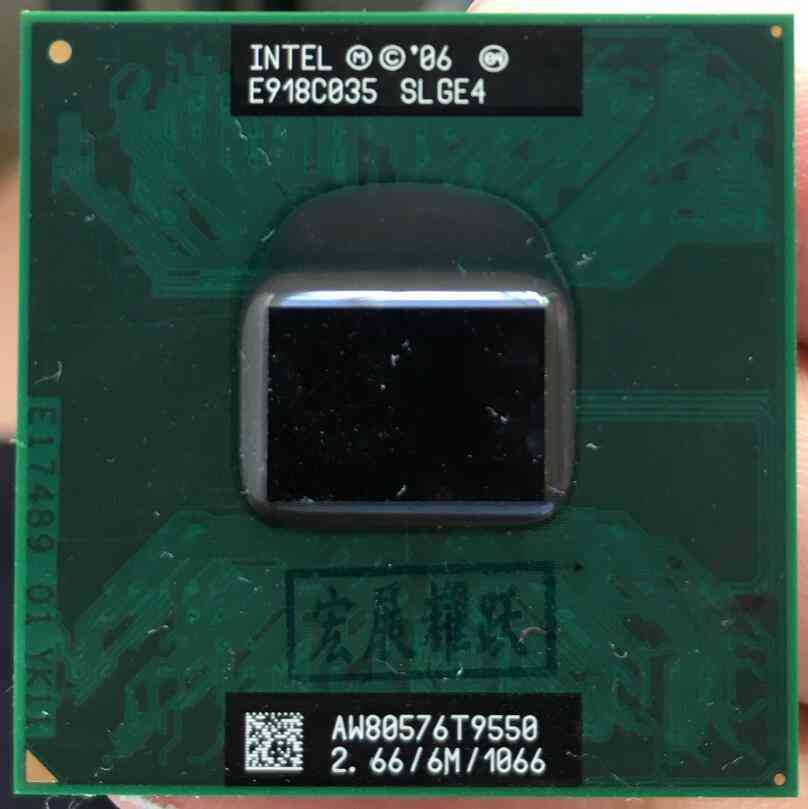 Intel Core Duo Cpu Laptop Processor, Pga Working Properly