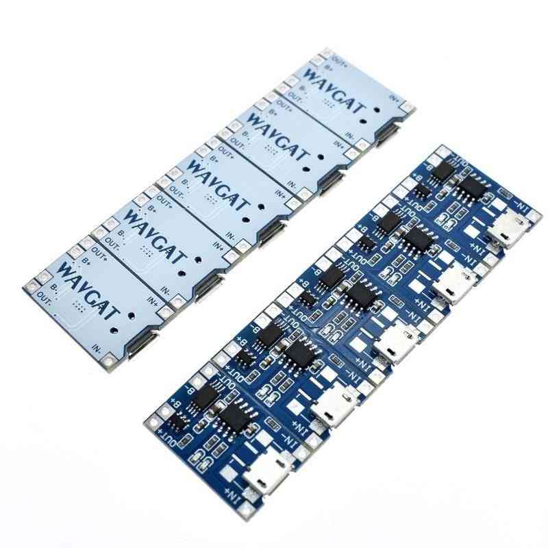 Micro Usb Lithium Battery Charger Module Charging Board With Protection Dual-functions