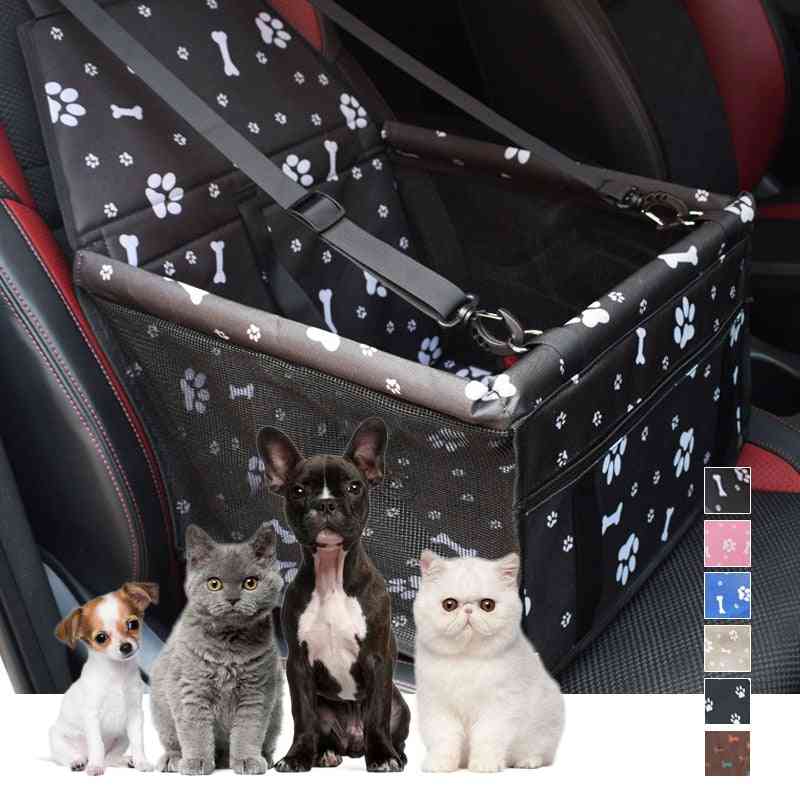 Waterproof Pet Car Seat Frame - Travel Carrier Basket