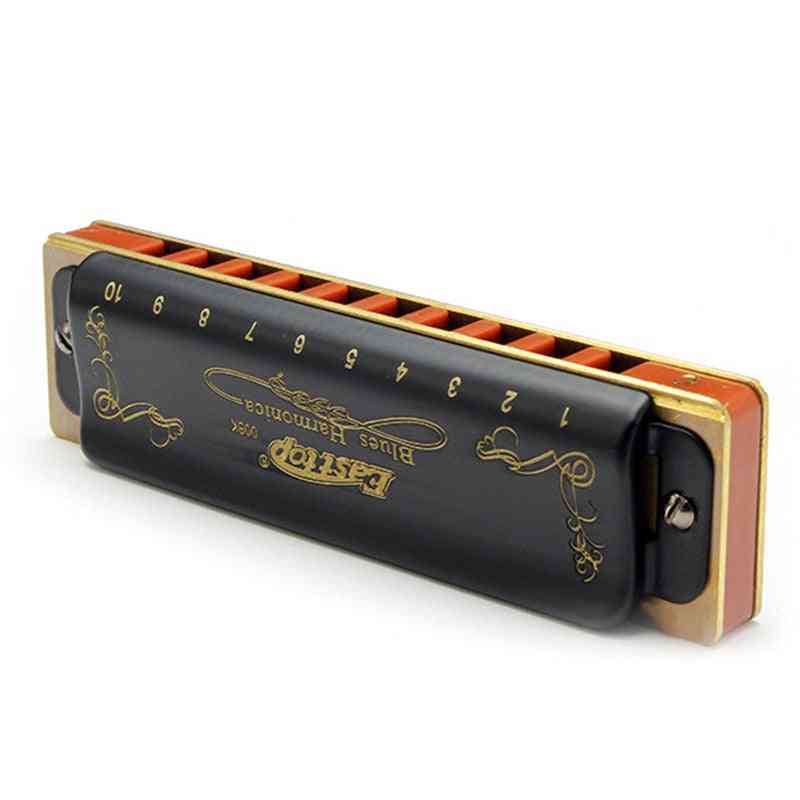 10 trous diatonique blues harmonica armonicas bouche ogan instrument de musique à vent