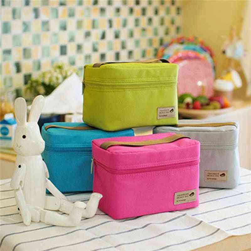 Portable Thermal Insulated, Lunch Box, School Food Storage Bag