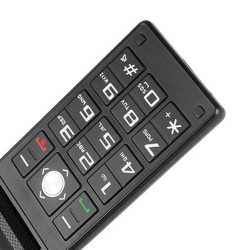 Téléphone mobile à bouton-poussoir senior à double écran x28