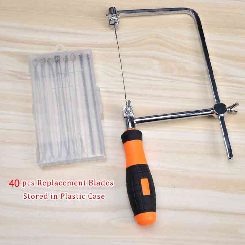 Steel Frame Coping Saw With Replacement Blades