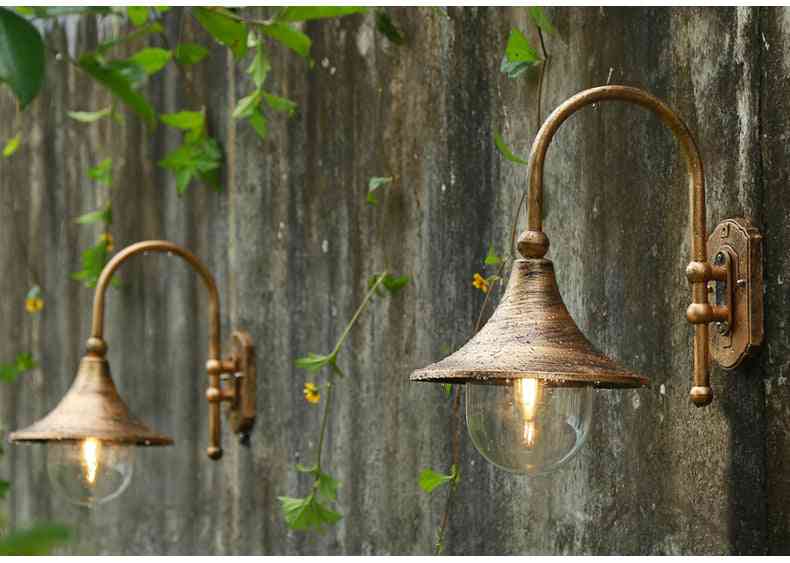 Large Speaker Wall Lamp, Waterproof Garden Outdoor Light