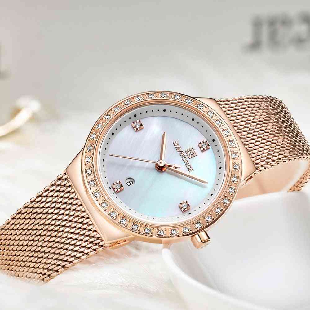 Women Watch, Business Quartz, Ladies Luxury Female Wrist Clock