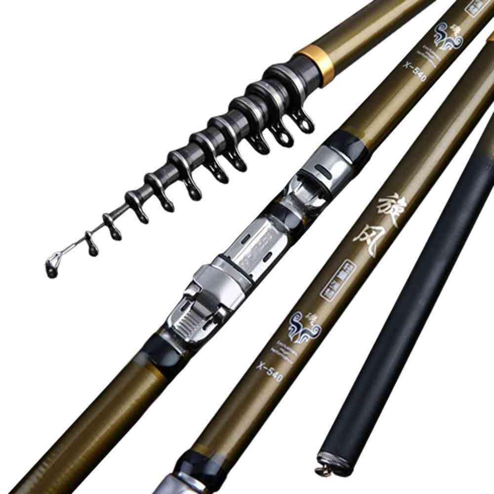 High Carbon Fishing M Power Portable Telescopic Spinning Rod