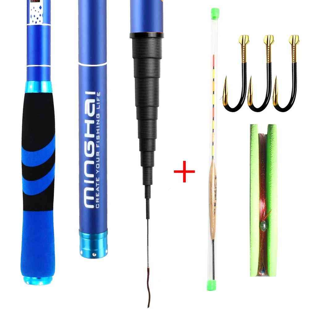 Ultralight Super Hard, Stream Hand Pole, Carbon Fiber, Casting Telescopic, Fishing Rod