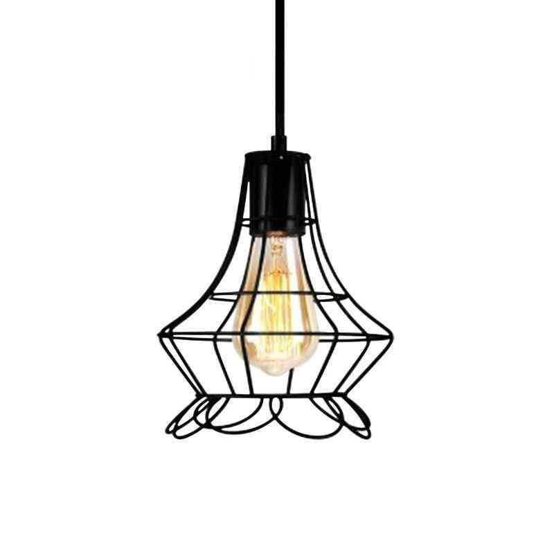 Pendant Light Led Retro Restaurant Hanging Lamp