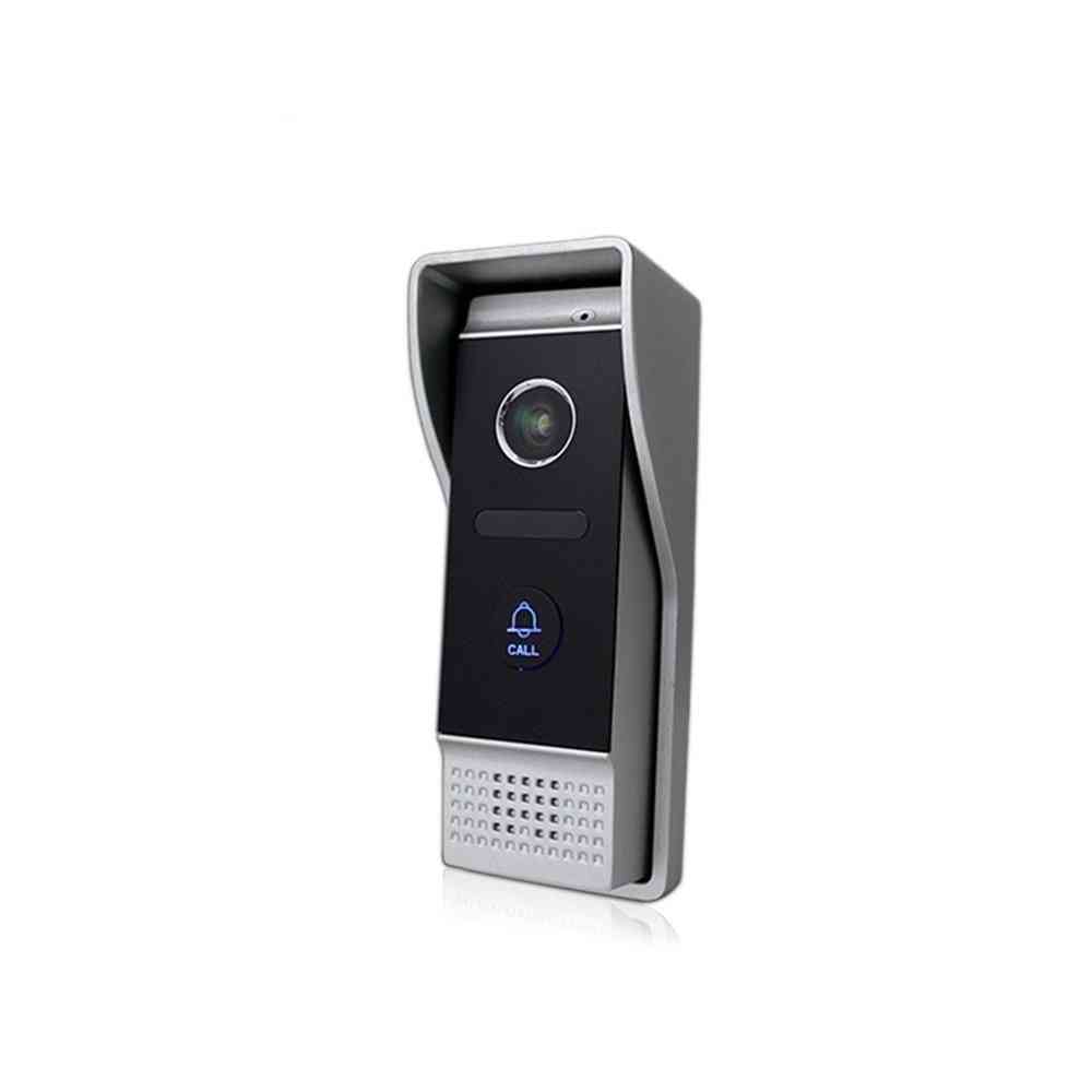 4 Wired Video Door Phone Call Panel