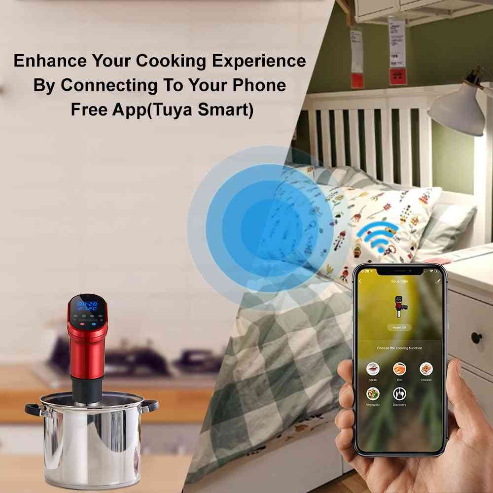 Smart Wifi Control, Sous Vide Cooker, Immersion Circulator & Vacuum Heater