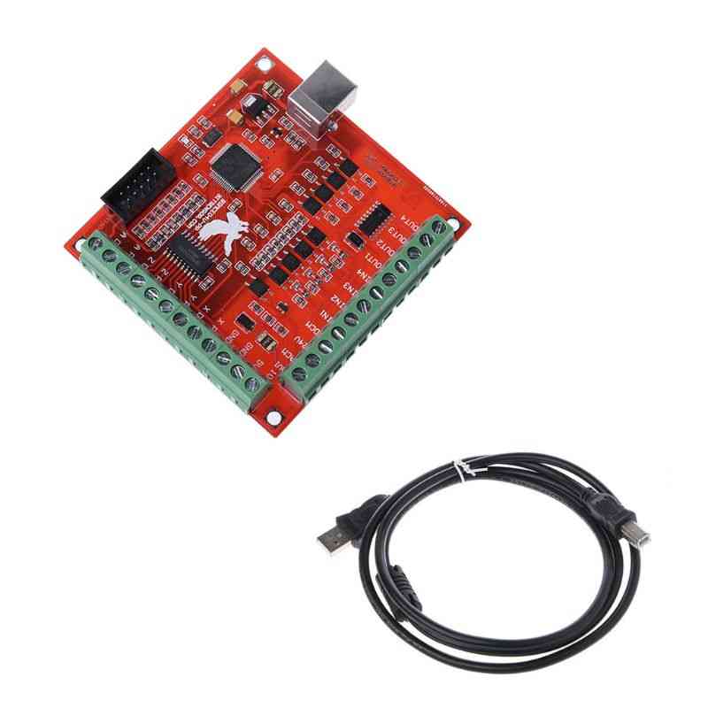 Cnc Usb Mach3- Breakout Board 4-axis, Interface Driver, Motion Controller