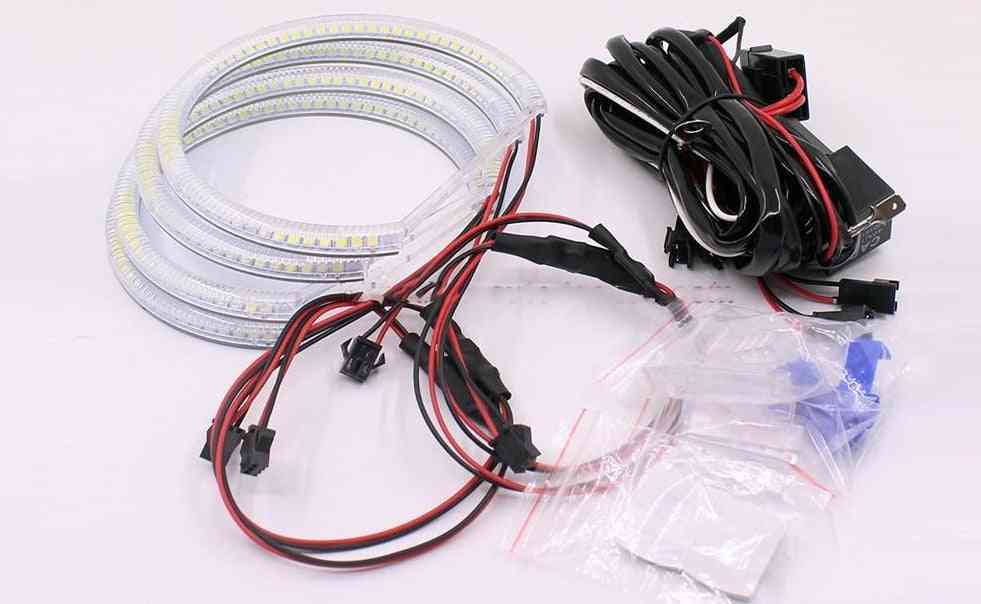 Car-styling Dual Color Led Halo Rings Cotton Light