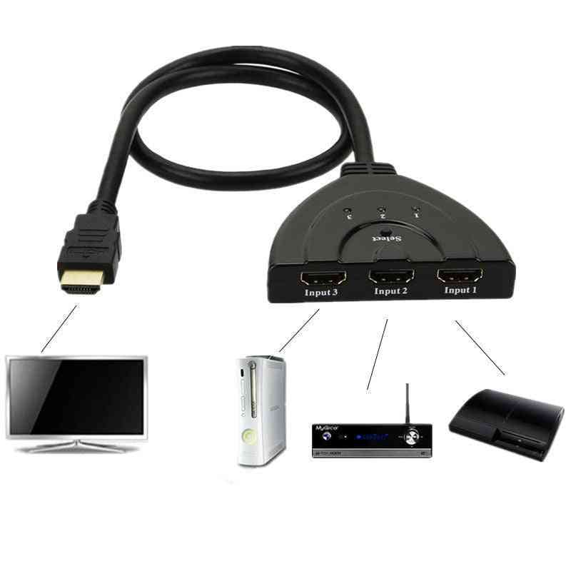 3portový HDMI, rozbočovač výstupů (50 cm)