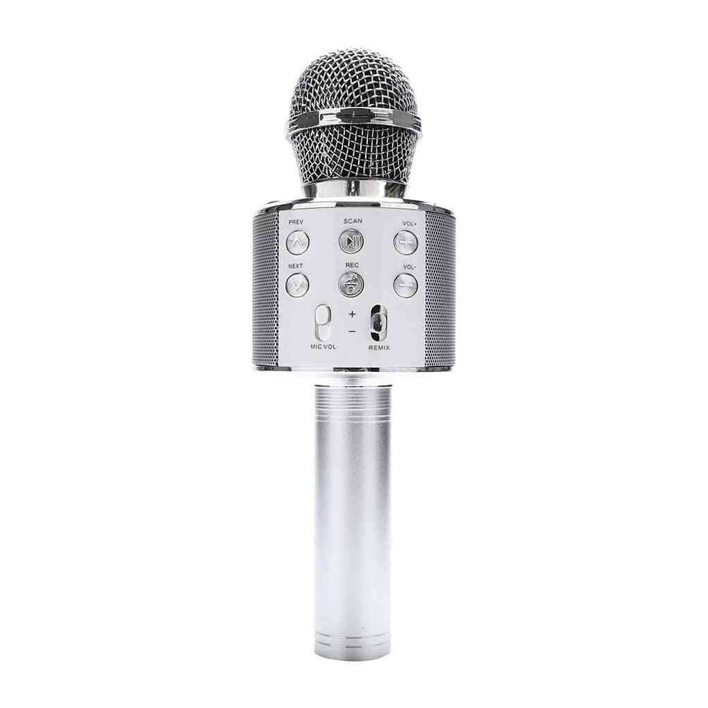 Prenosný bluetooth bezdrôtový reproduktor / karaoke mikrofón