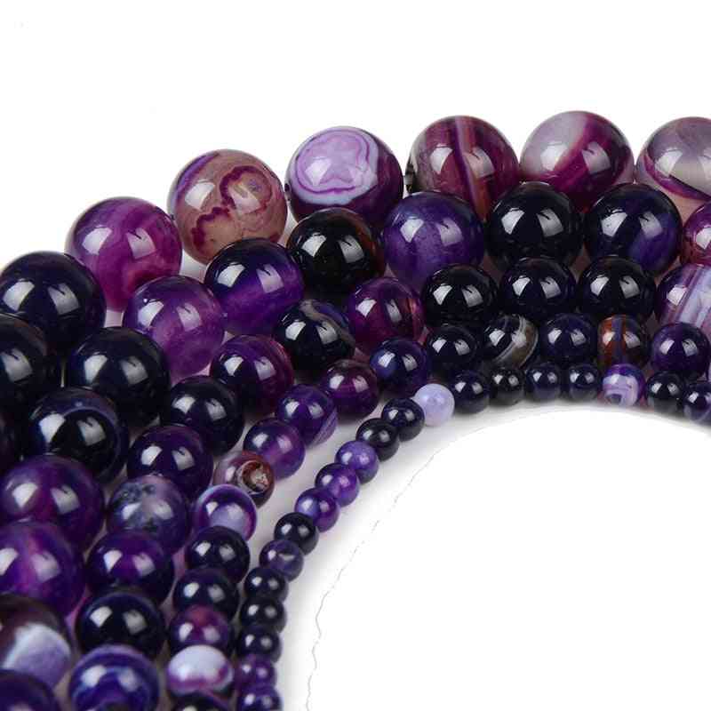 Perles de pierre naturelle, agates de lave amazonite oeil de tigre perle en vrac