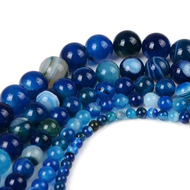 Perles de pierre naturelle, agates de lave amazonite oeil de tigre perle en vrac