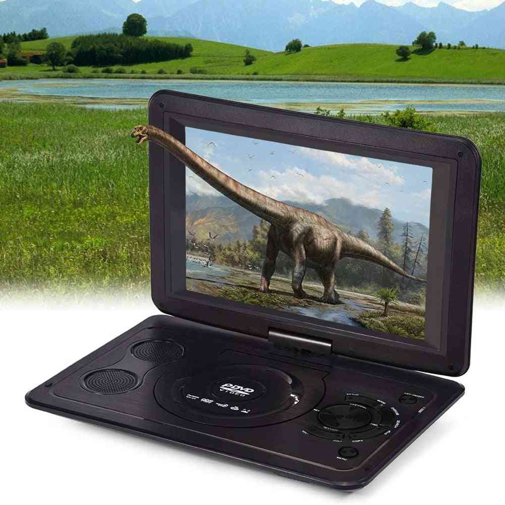 Cd Tv Game Dvd Player Hd Usb Outdoor Rechargeable Swivel Screen Lcd