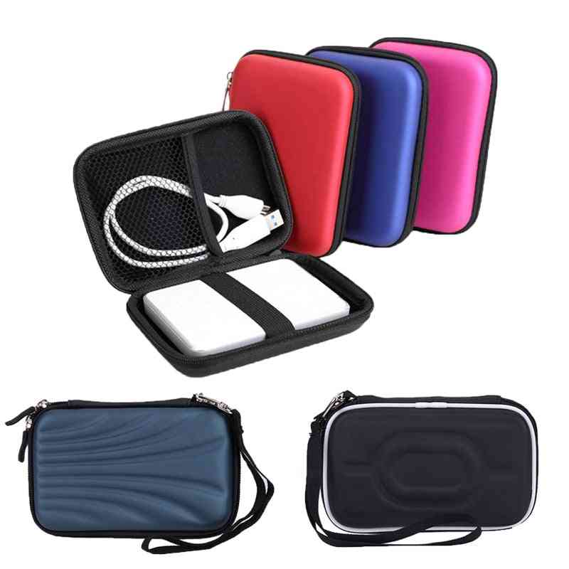 Hdd Bag Hard Drive Disk Case Zipper Pouch Earphone External Protector Cover