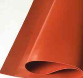 силиконов каучуков лист 250x250 мм матови ламарини за топлоустойчивост