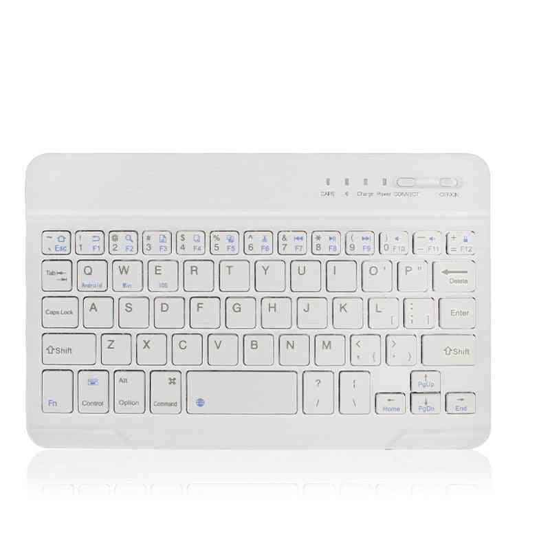 Mini Wireless Bluetooth, Rubber Keycaps Keyboard For Ipad Phone, Tablet