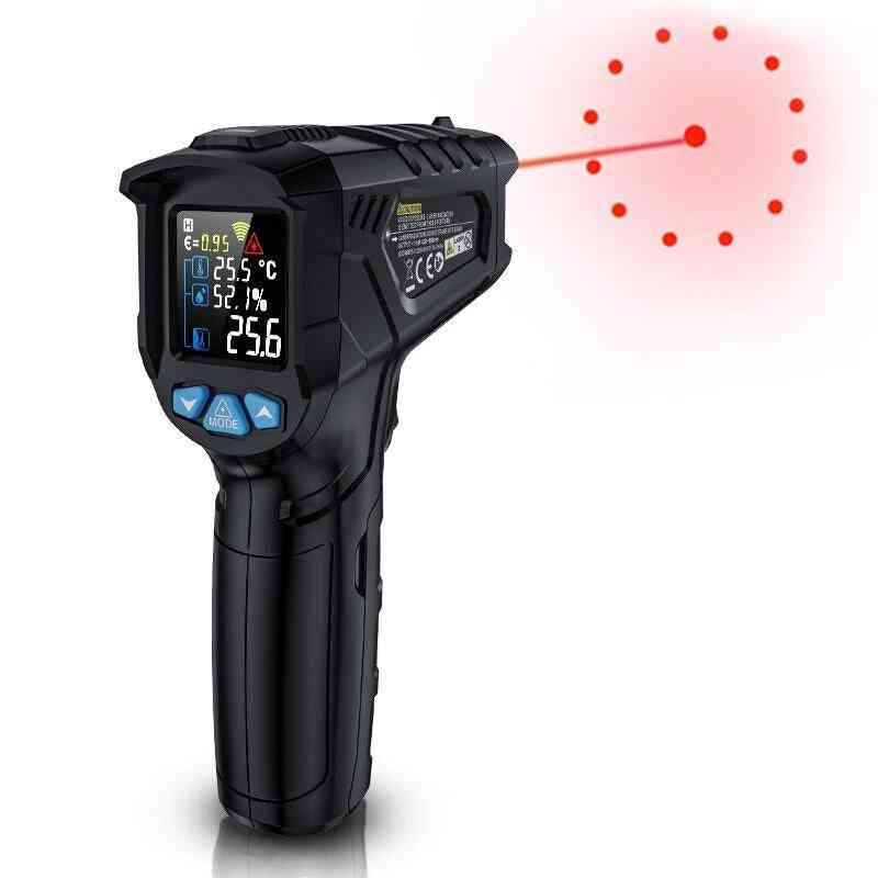 Medidor de temperatura ir-lcd, termômetros de laser sem contato