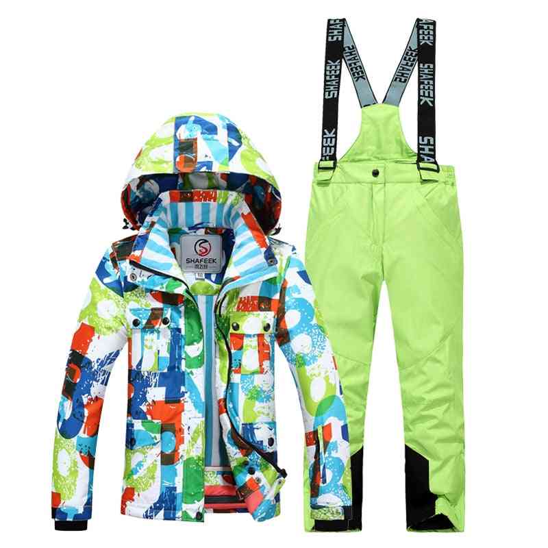 Winter Warm- Snowboarding Ski Jacket & Pants Suit Set Set-1