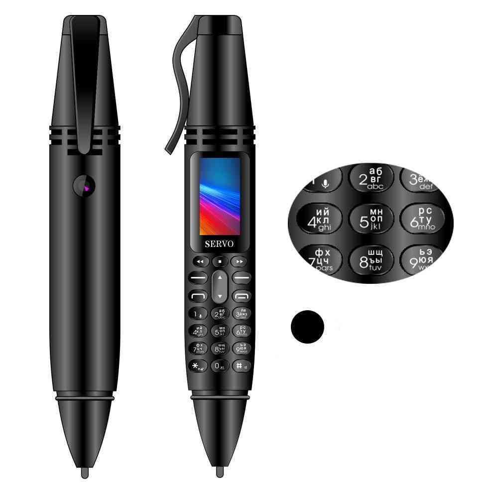Dual-sim Card, Bluetooth Dialer Cellphone With Flashlight Recording Pen