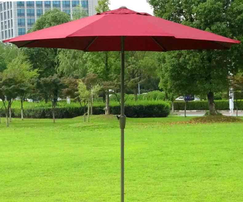 Ulkoterassi aurinkovarjo teräsrunko taitettava ilman pohjaa