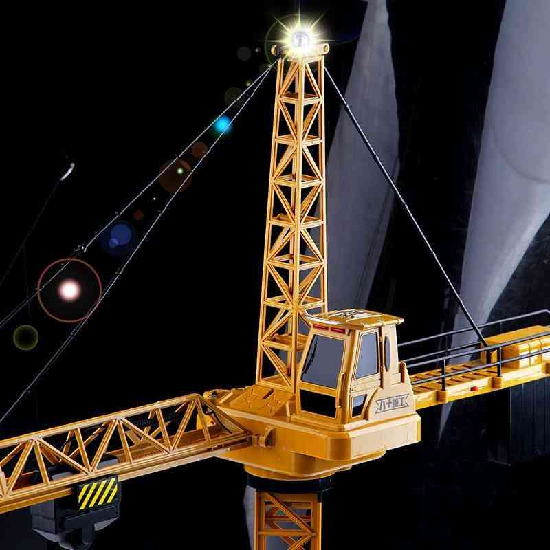 2.4g Rc Remote Control Construction Tower Crane Toy