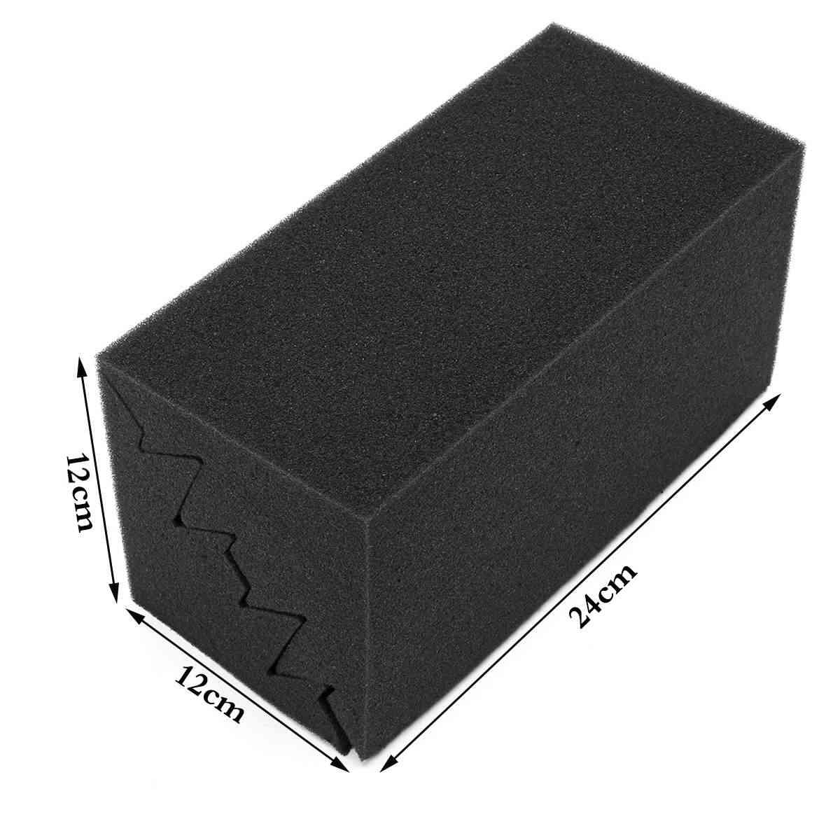 8pcs Soundproofing Acoustic Noise Sound Wedge Tiles Polyurethane Foam