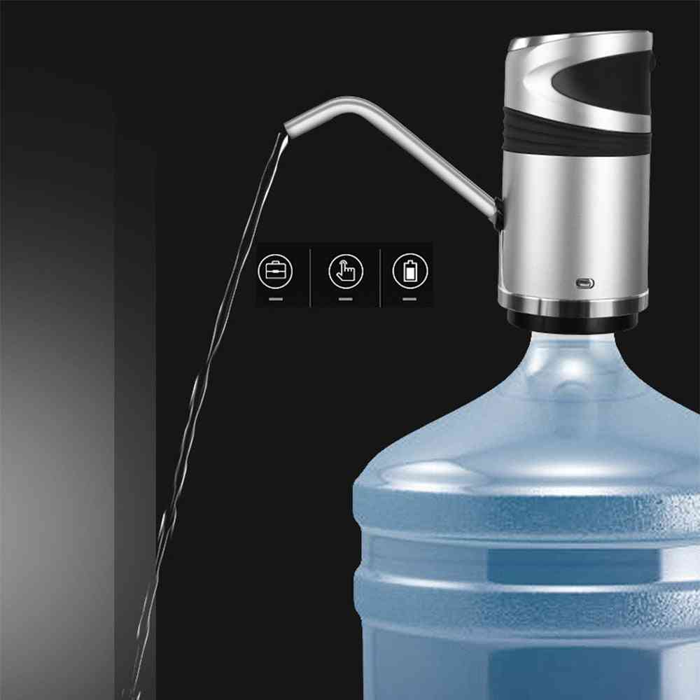 Automatic Water Dispenser, Bottled Press With Usb Led Display