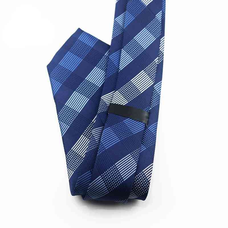 Classic Polyester, Woven Plaid Dots, Party Necktie