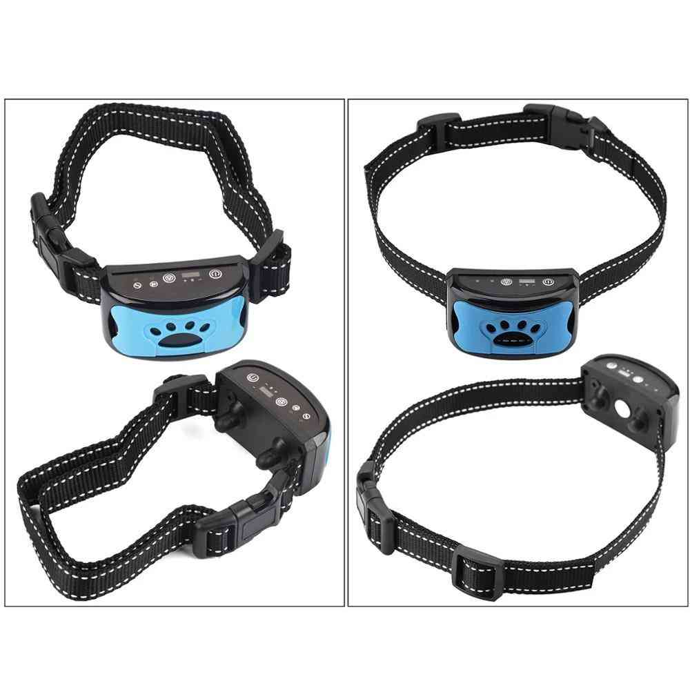 Usb Electric- Ultrasonic Stop Barking, Vibration Anti-bark, Dogs Training Collar