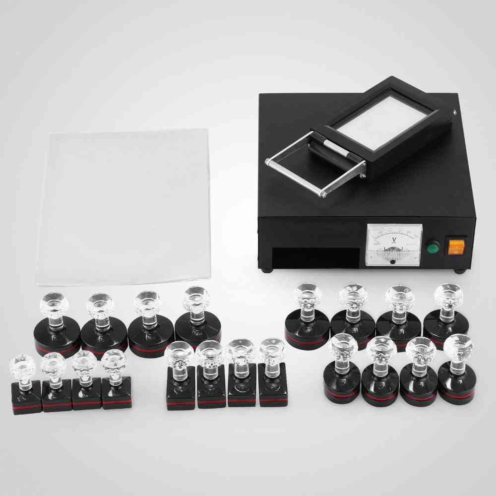 Máquina fotosensible de sello de flash de retrato, kit de entintado automático que estampa el sello