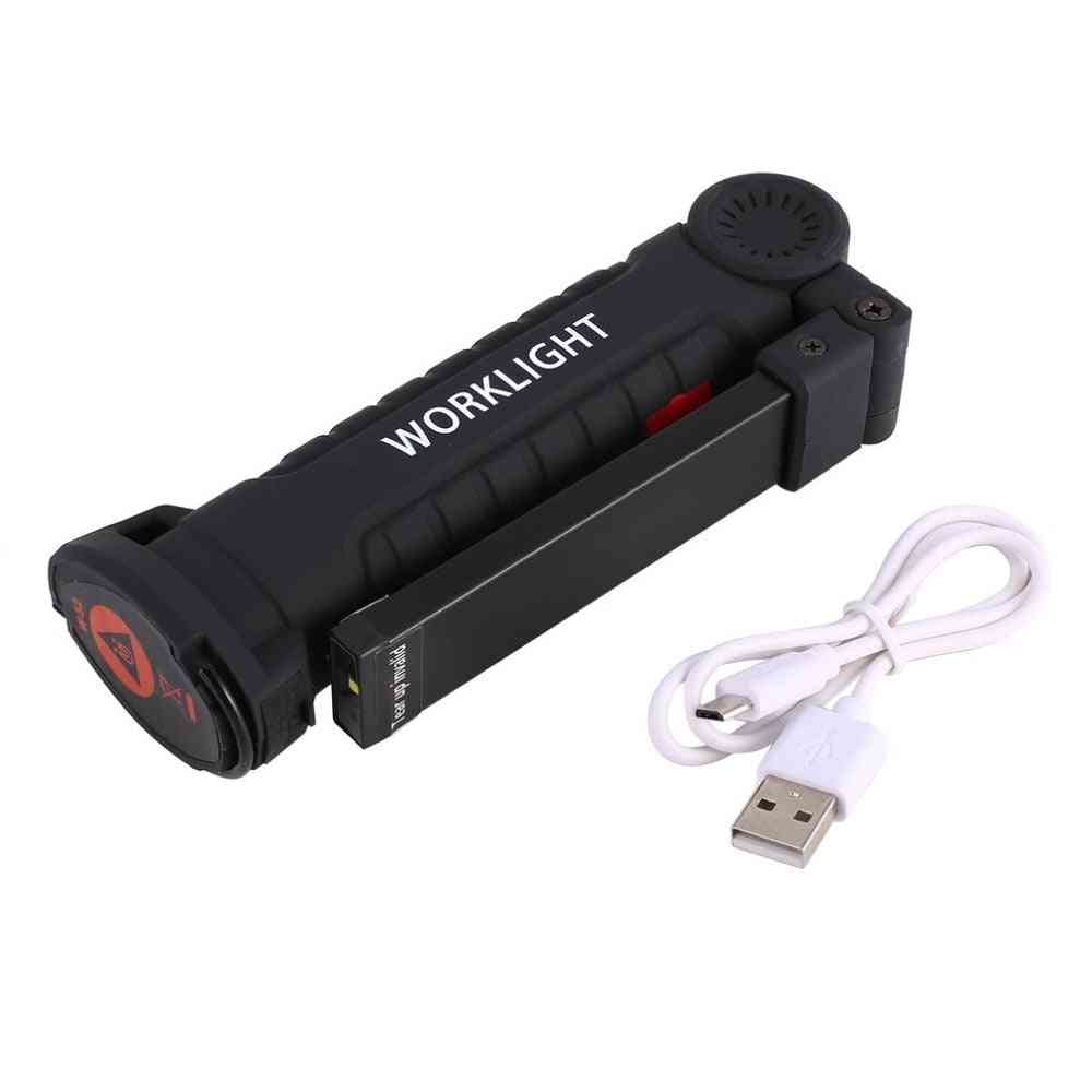 Mini Portable- Led Work Light Spotlight With Magnetic Base Clip