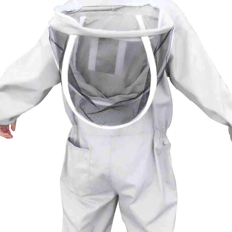 Professional Beekeepers Bee Protection Suit, Safety Veil Hat Dress